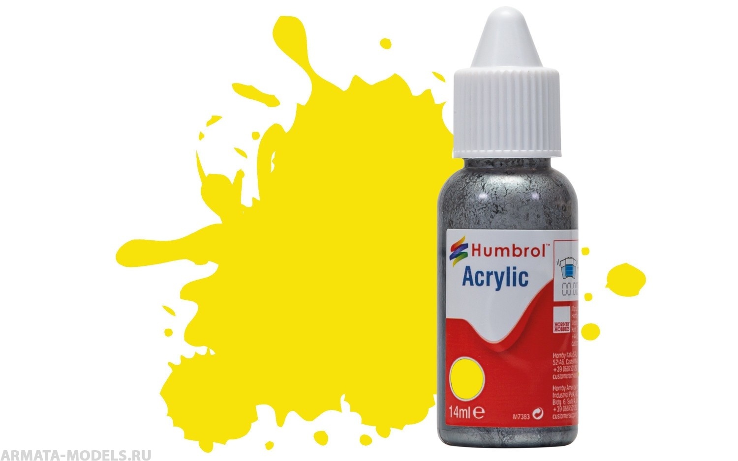 

DB0099 Краска акриловая No 99 Lemon - Matt - 14ml, Желтый
