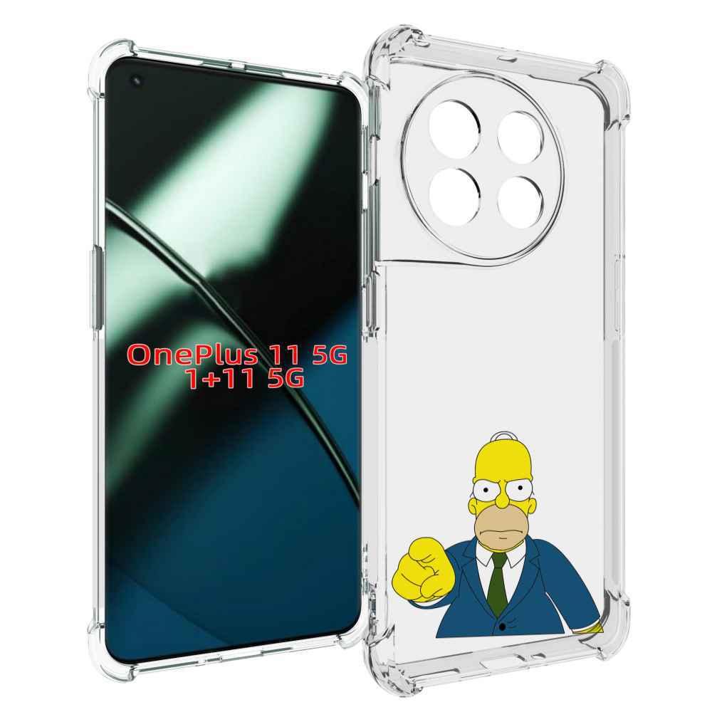

Чехол MyPads гомер-злой для OnePlus 11, Прозрачный, Tocco
