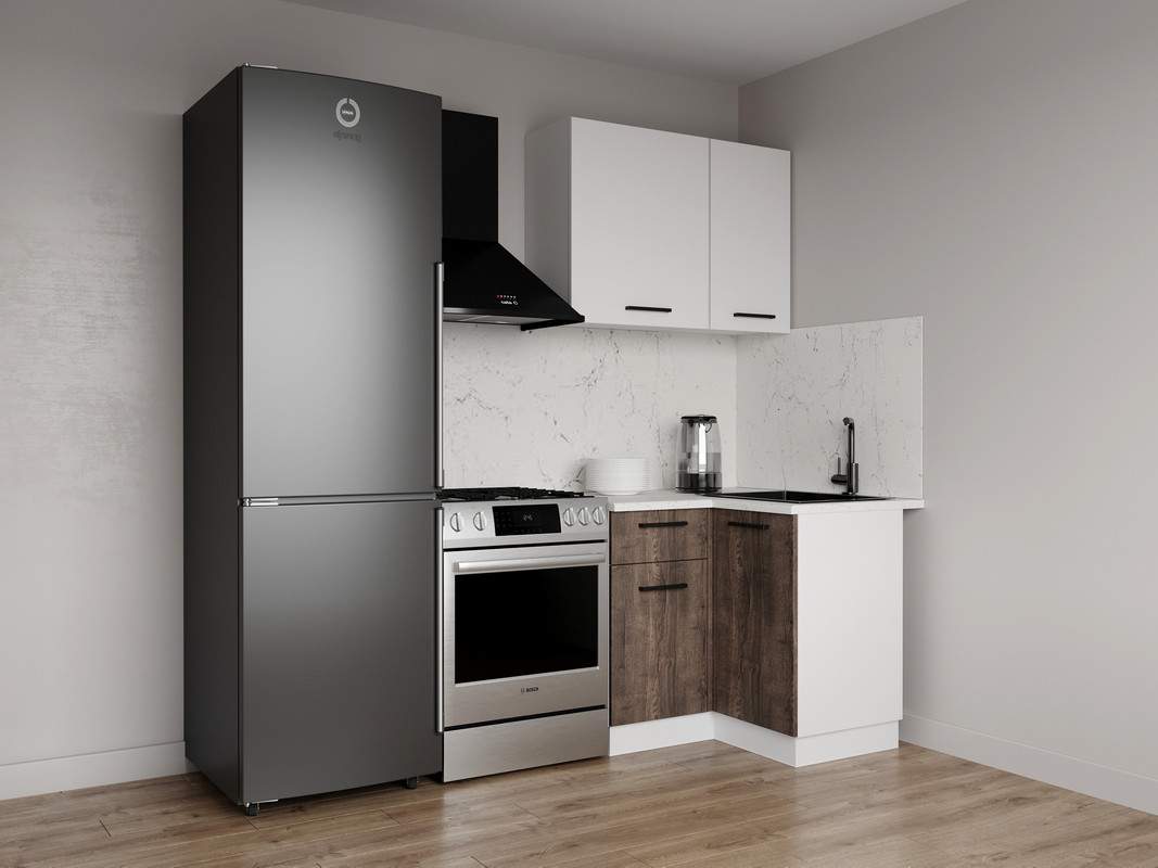 Кухонный гарнитур SANVUT Старое Дерево 1000х1000 столешница 38 мм 36270₽