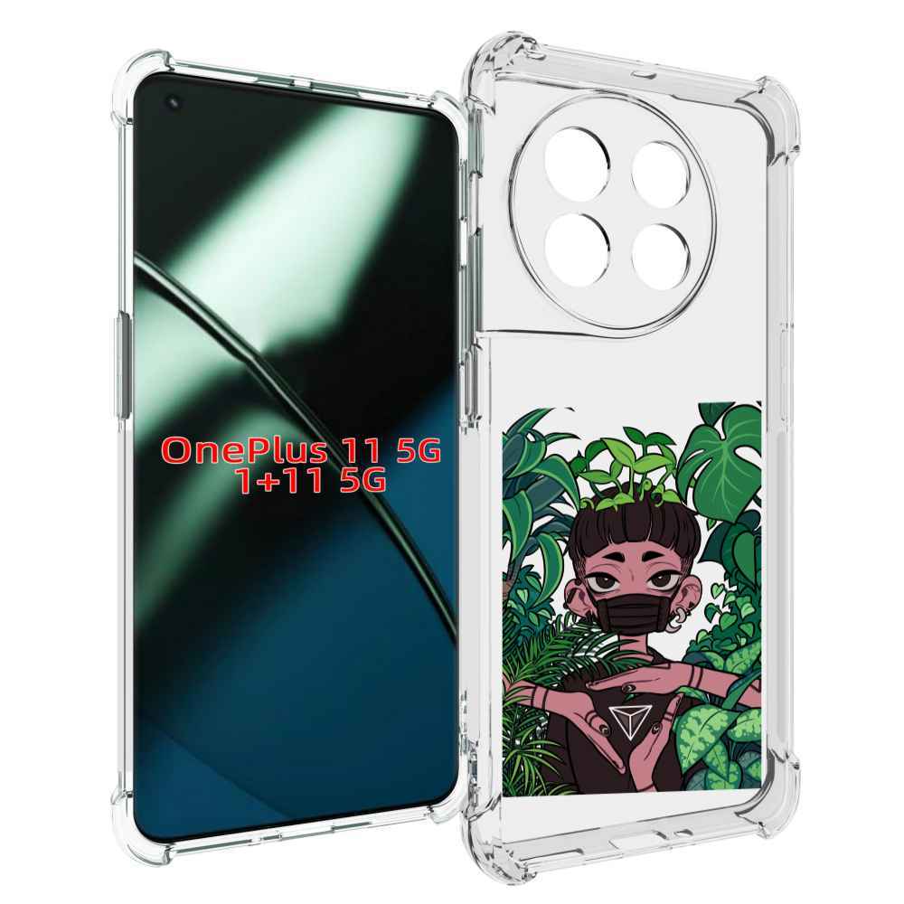 

Чехол MyPads девушка в природе женский для OnePlus 11, Прозрачный, Tocco
