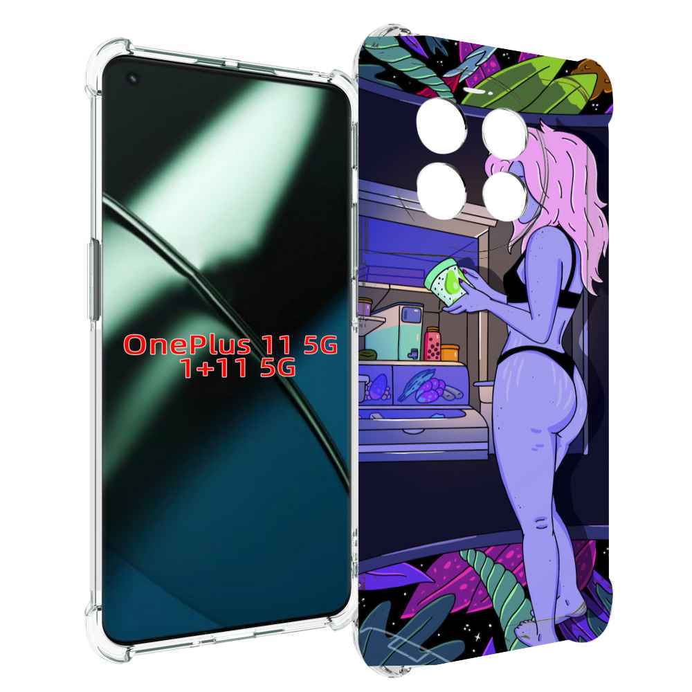 

Чехол MyPads девушка любит покушать женский для OnePlus 11, Прозрачный, Tocco