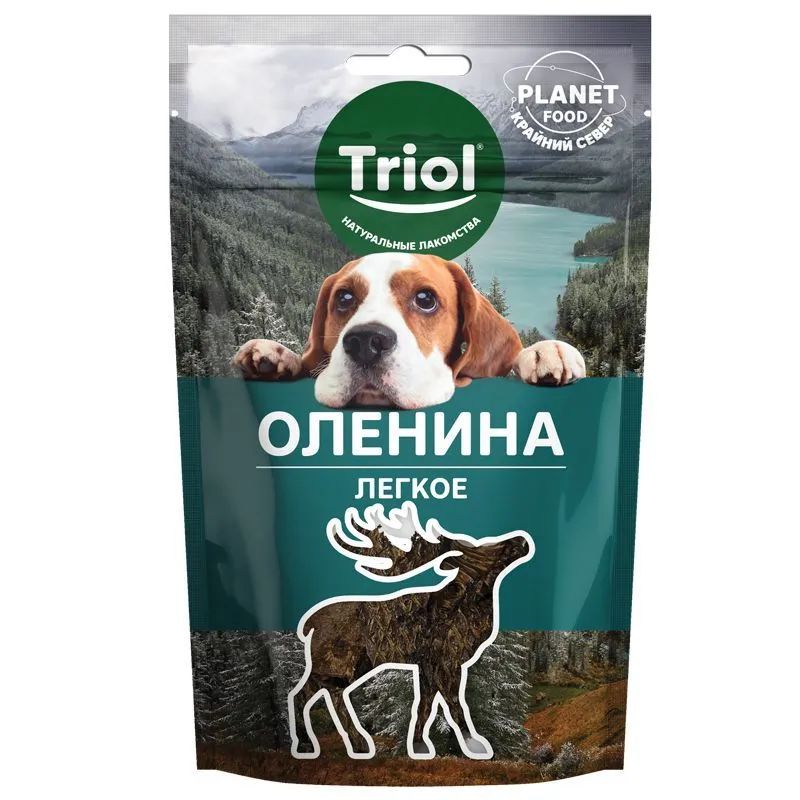 

Лакомство для собак Triol Planet Food Легкое оленя, 30 г