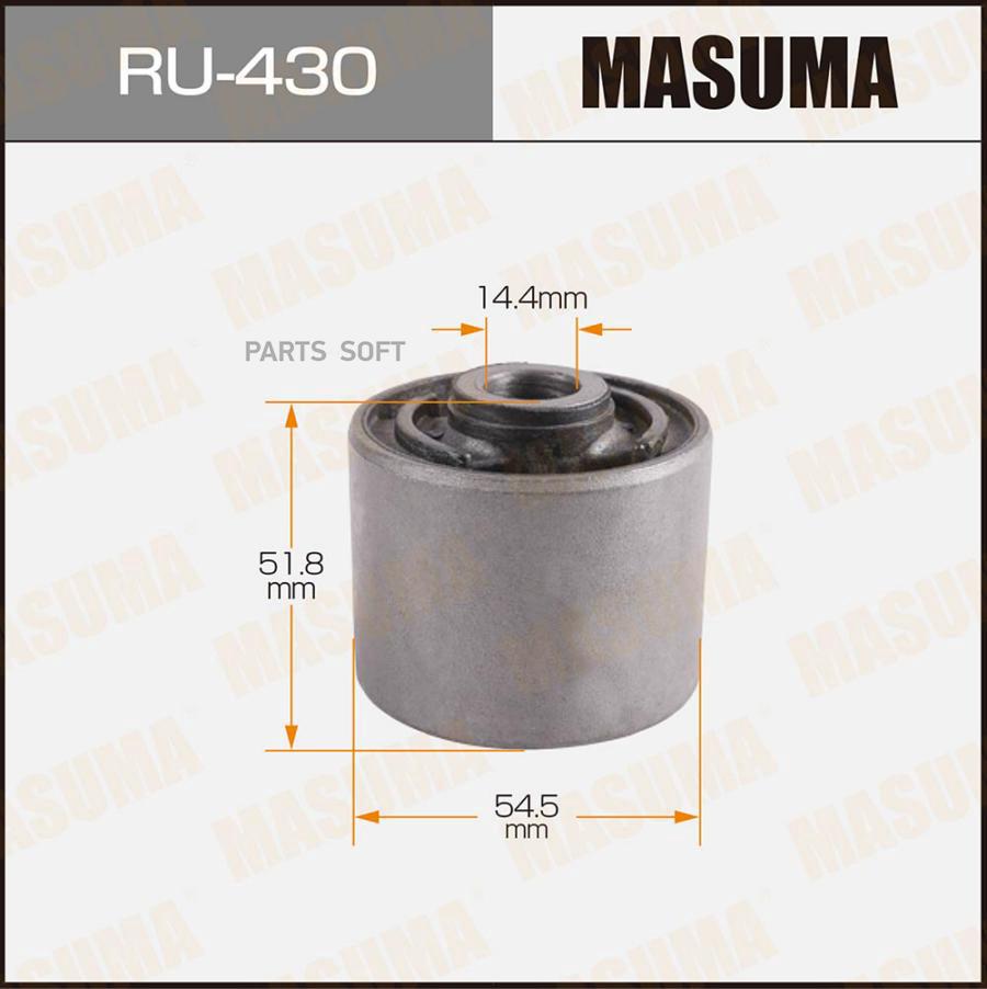 

Сайлентблок NISSAN (N30) задн. MASUMA RU-430