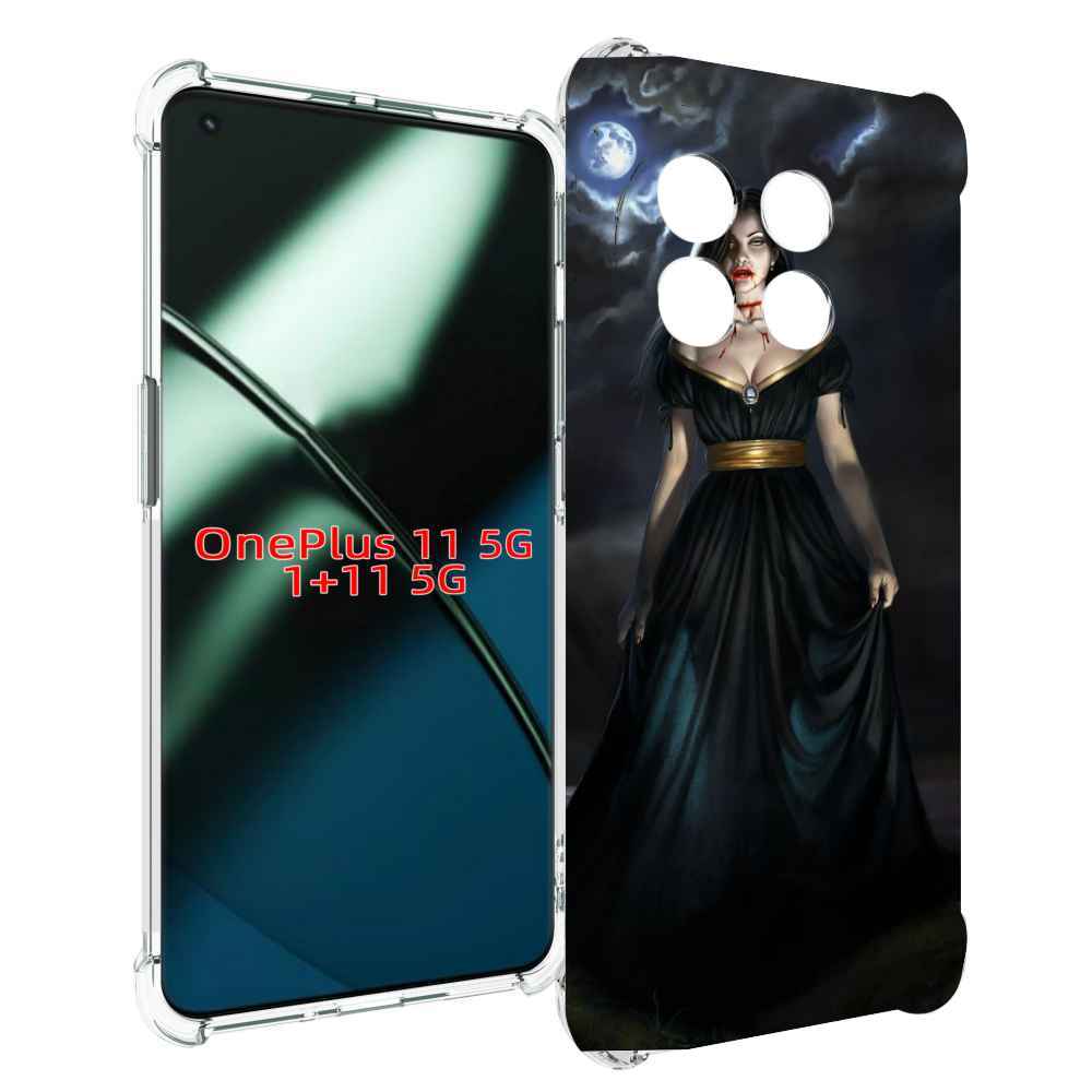 

Чехол MyPads девушка с порезом на горле женский для OnePlus 11, Прозрачный, Tocco