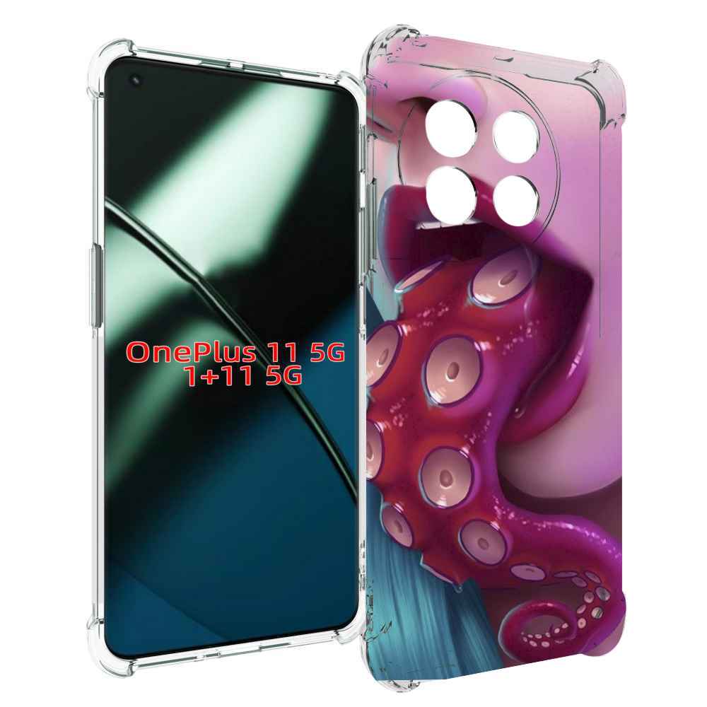 

Чехол MyPads девушка с щупальцой женский для OnePlus 11, Прозрачный, Tocco