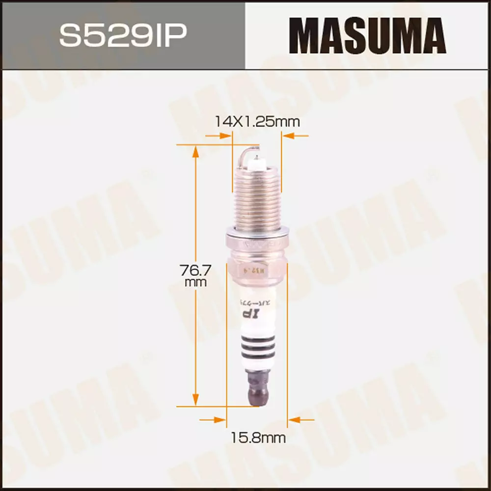 

MASUMA S529IP Свеча зажигания MASUMA Iridium + Platinum (IFR6T11)