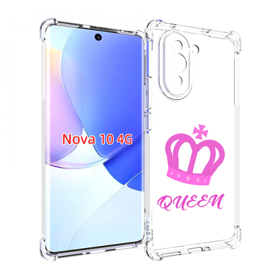 

Чехол MyPads корона-королевы-розовый для Huawei Nova 10, Прозрачный, Tocco