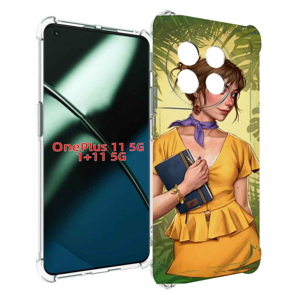 

Чехол MyPads девушка-в-зелени женский для OnePlus 11, Прозрачный, Tocco