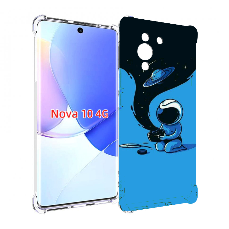 

Чехол MyPads космос из черной краски для Huawei Nova 10, Прозрачный, Tocco