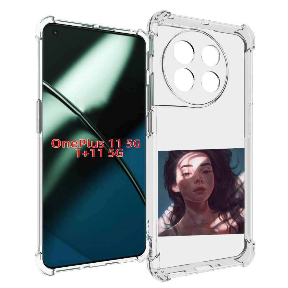 

Чехол MyPads девушка-в-лучах женский для OnePlus 11, Прозрачный, Tocco