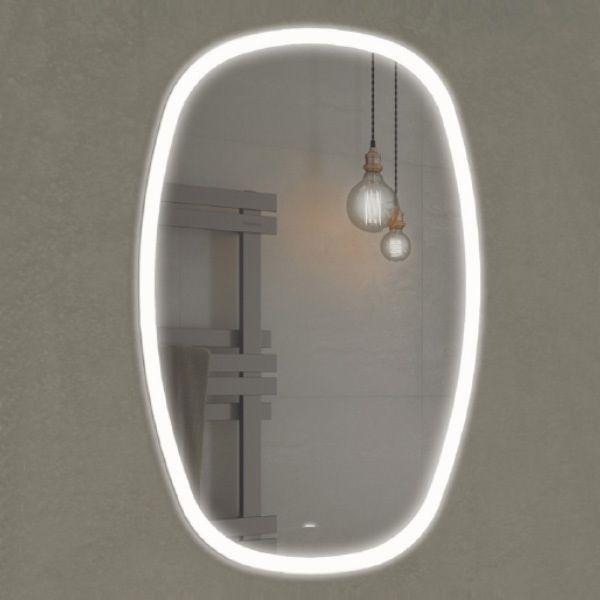фото Зеркало comforty космея-50 светодиодная лента, бесконтактный сенсор 500*800