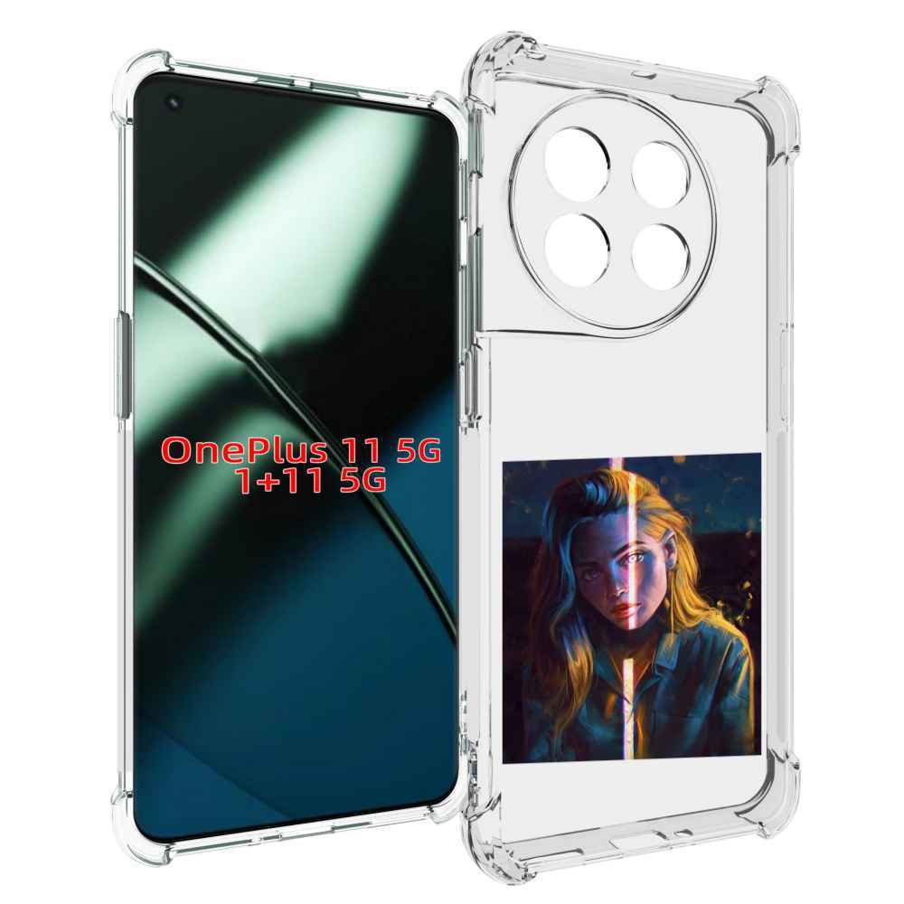 

Чехол MyPads девушка-в-тени для OnePlus 11, Прозрачный, Tocco