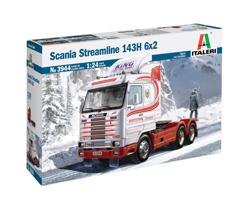 фото Сборная модель italeri 1/24 грузовик scania streamline 143h 6x2 3944