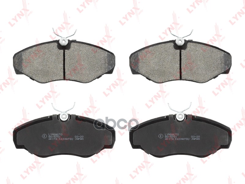 

Тормозные колодки LYNXauto передние дисковые BD5751