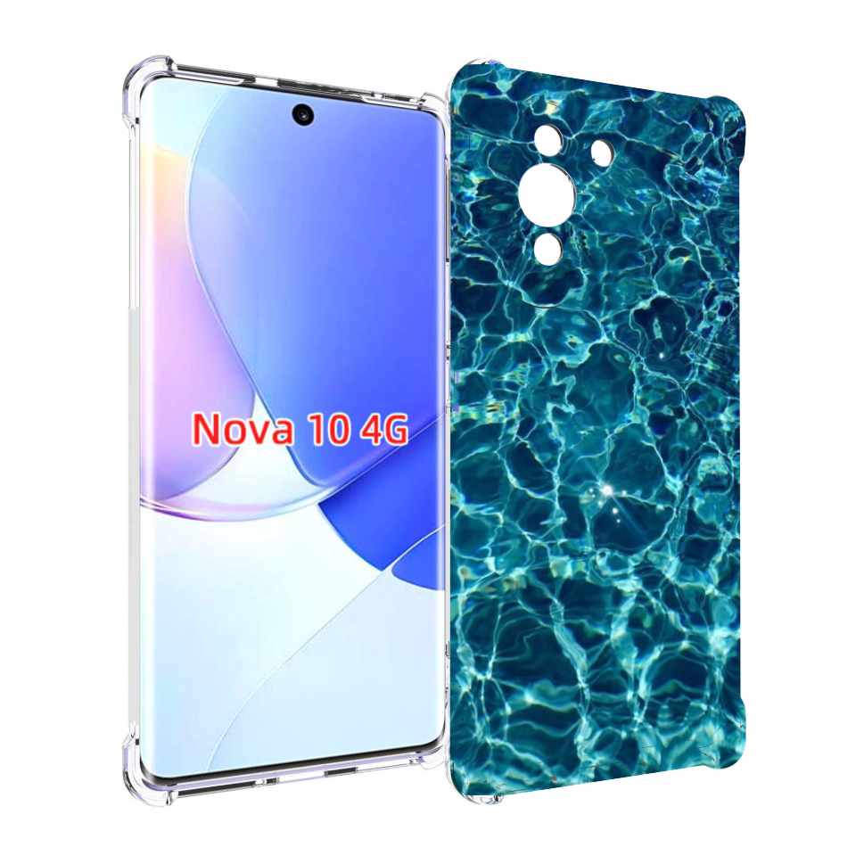 

Чехол MyPads красивая голубая вода для Huawei Nova 10, Прозрачный, Tocco