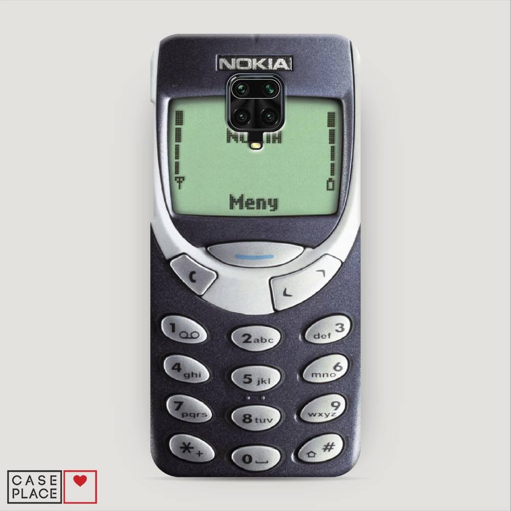 

Пластиковый чехол "Нокия" на Xiaomi Redmi Note 9 Pro, Нокия