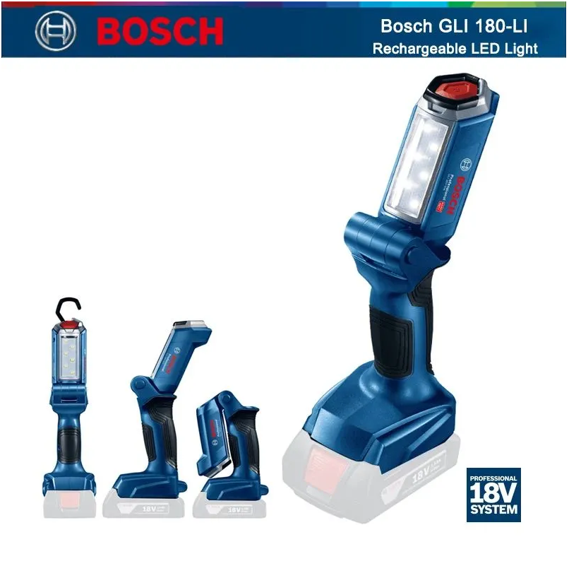

Фонарь портативный Bosch GLI180-Li беспроводной, GLI180-Li