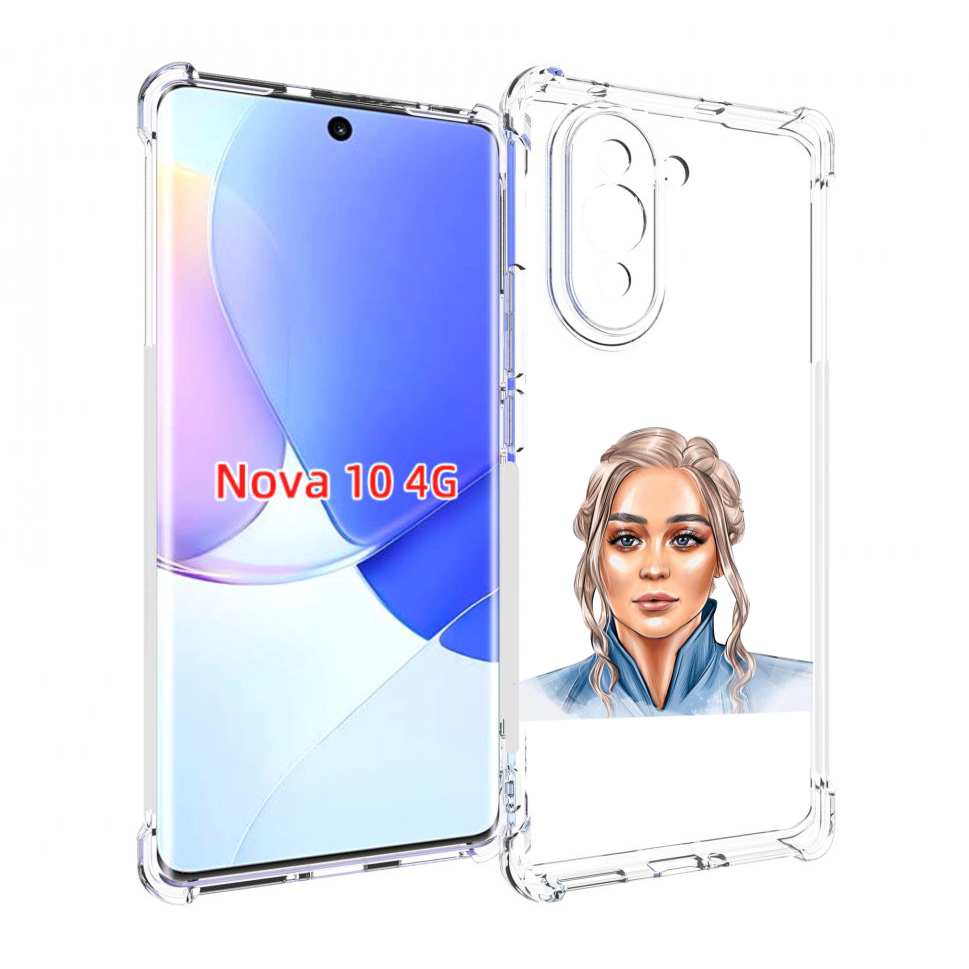 

Чехол MyPads красивая-нарисованная-девушка-блондинка женский для Huawei Nova 10, Прозрачный, Tocco