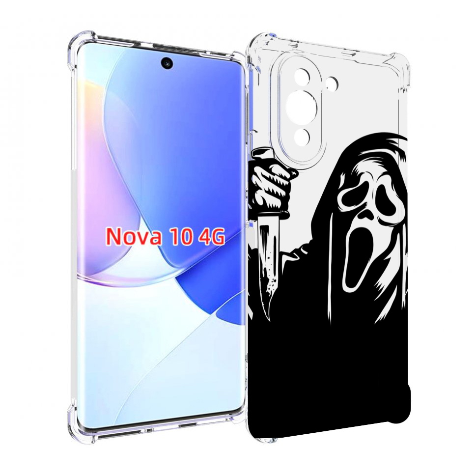 

Чехол MyPads крик-с-ножом для Huawei Nova 10, Прозрачный, Tocco