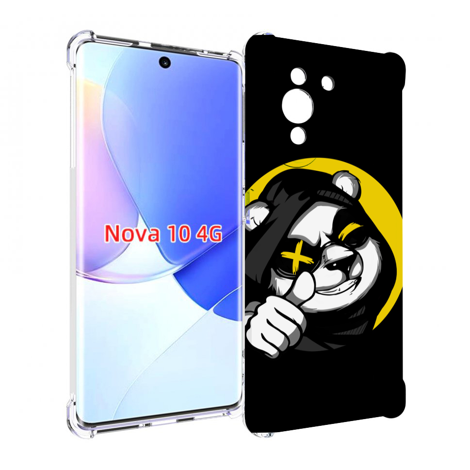 

Чехол MyPads крутая пандочка ок для Huawei Nova 10, Прозрачный, Tocco