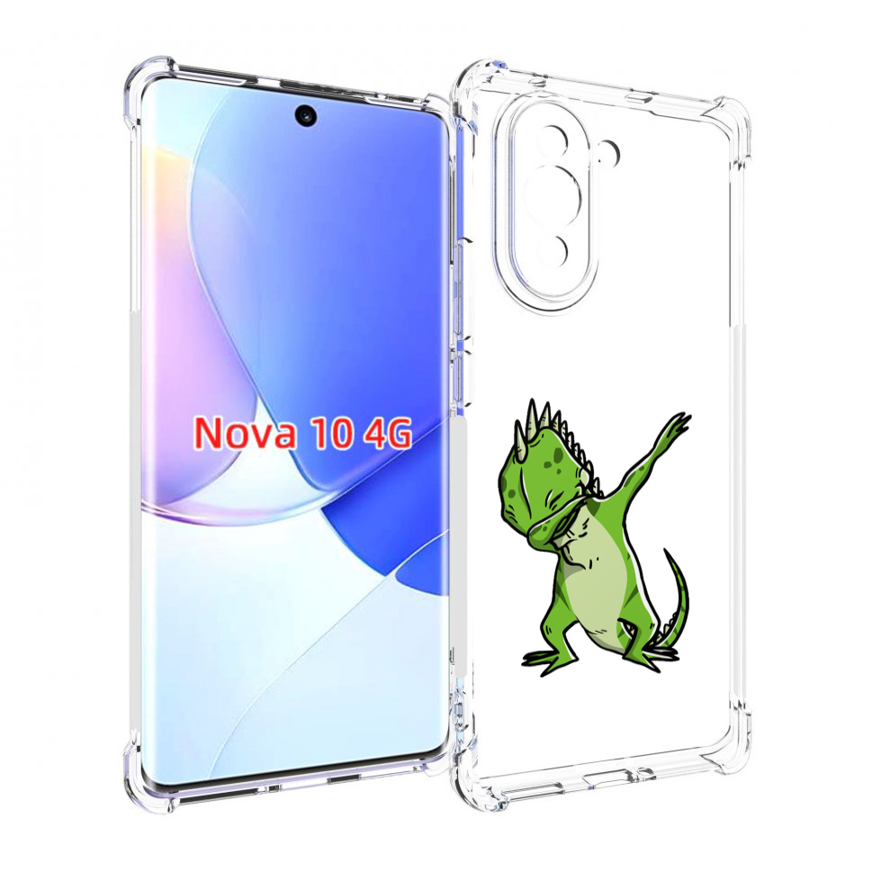

Чехол MyPads крутая-ящерица для Huawei Nova 10, Прозрачный, Tocco