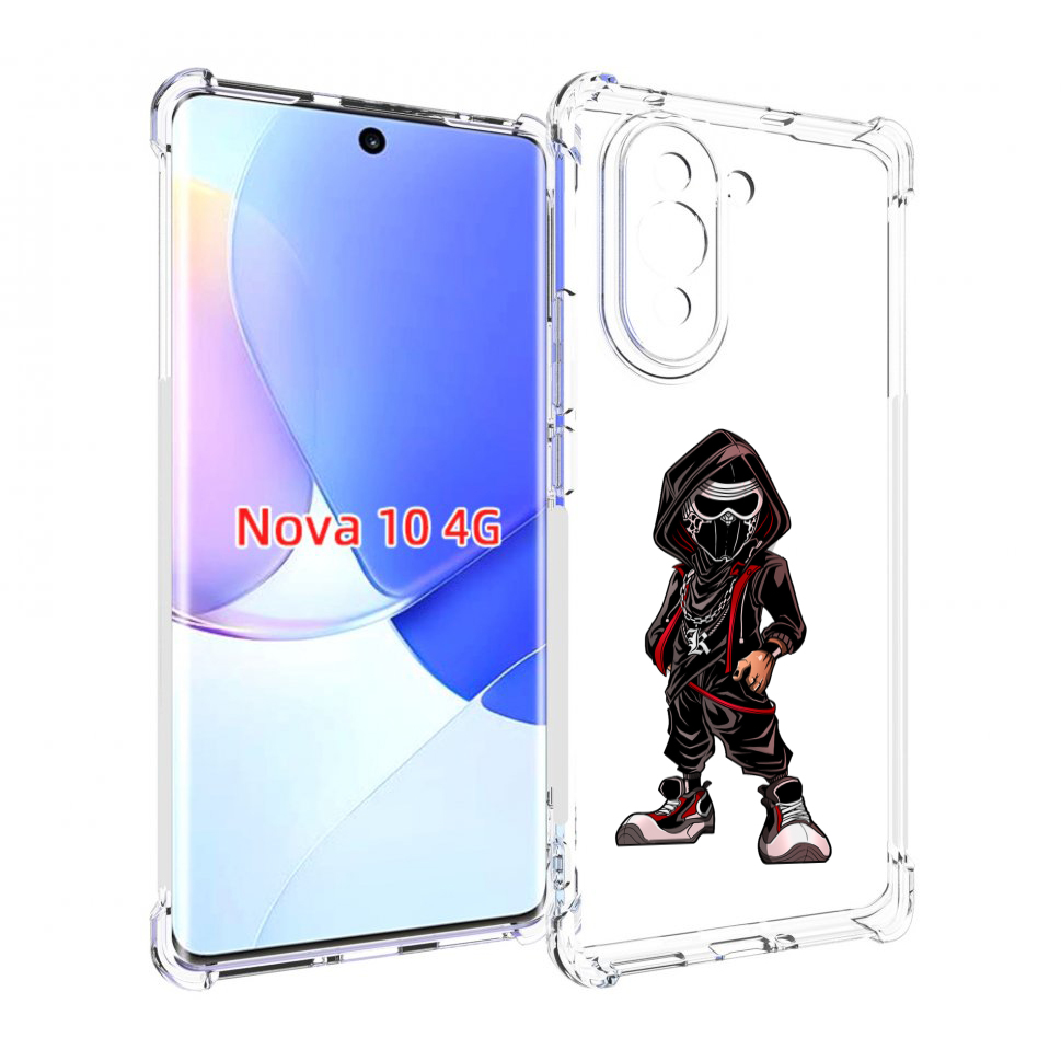 

Чехол MyPads крутой-ниндзя для Huawei Nova 10, Прозрачный, Tocco