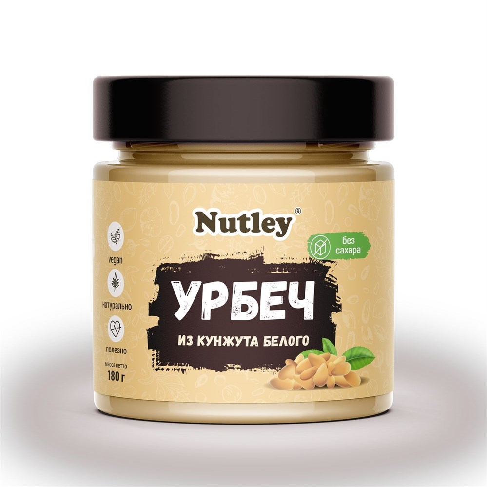 Урбеч Nutley белый кунжут без сахара, 180 г