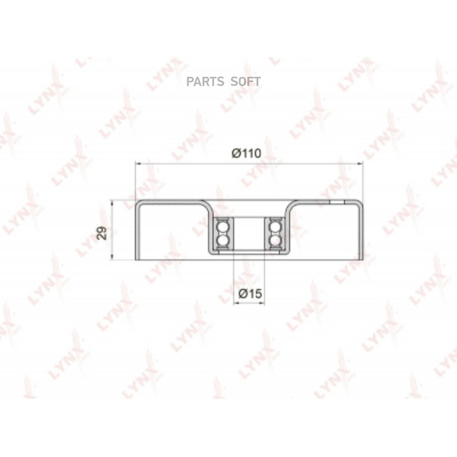 

PB-5009_ролик натяжной! MB W124/W163/W202/W203/C208/W210 1.8-2.3 M111 92>