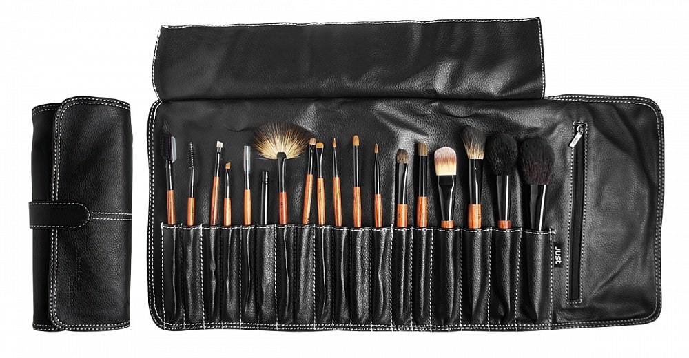 фото Набор из 18 кистей just make up в черном чехле