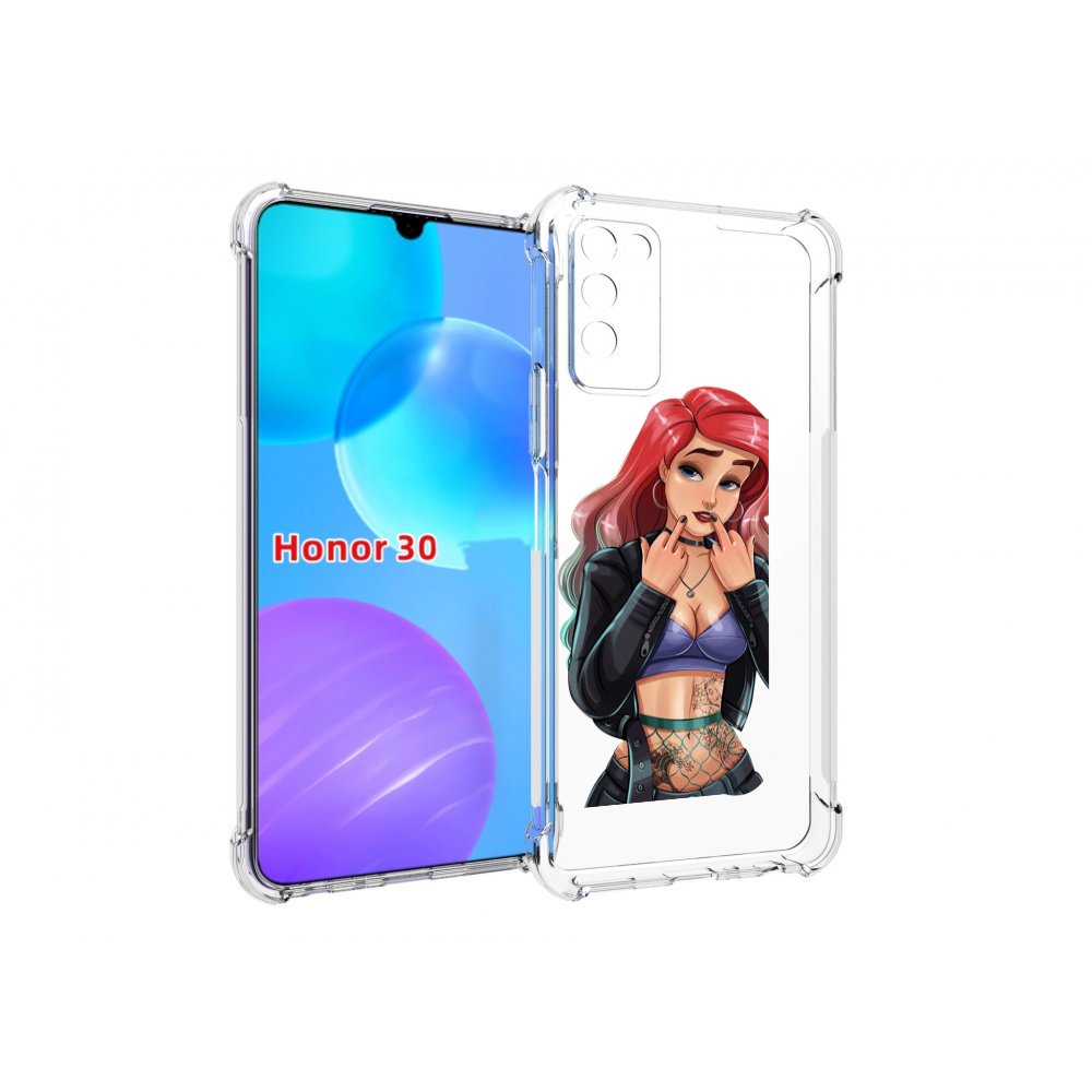 

Чехол MyPads Ариэль-русалочка-готика для Huawei Honor 30 Lite, Tocco