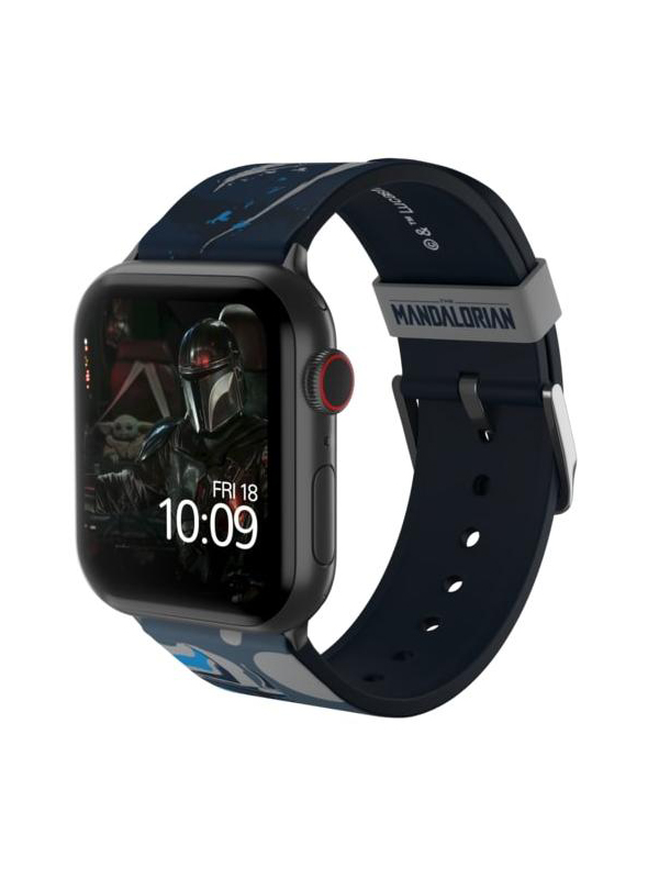 фото Ремешок mobyfox для apple watch star wars - mandalorian beskar blue st-dsy22stw2011