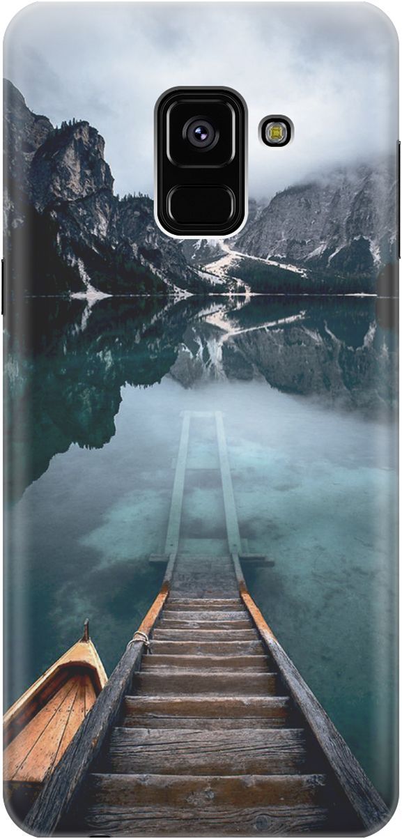 

Чехол на Samsung Galaxy A8+ (2018) с принтом "Горы, озеро, облака", Бирюзовый;зеленый, 2308