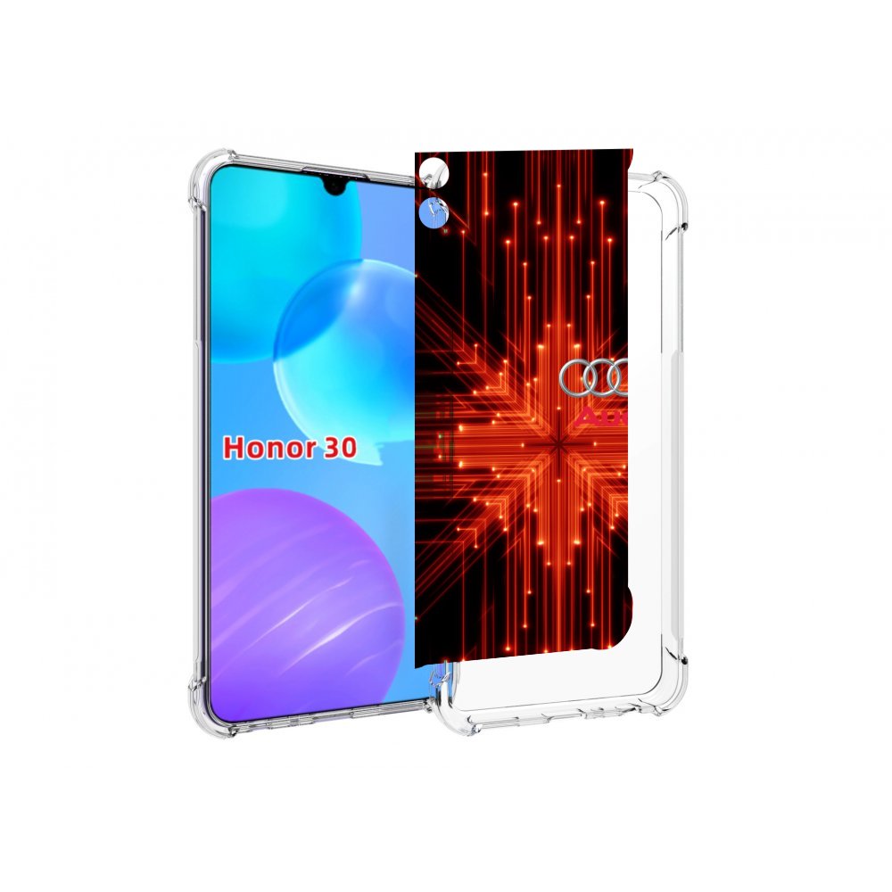 

Чехол MyPads Ауди-на-неоновом-фоне для Huawei Honor 30 Lite, Tocco