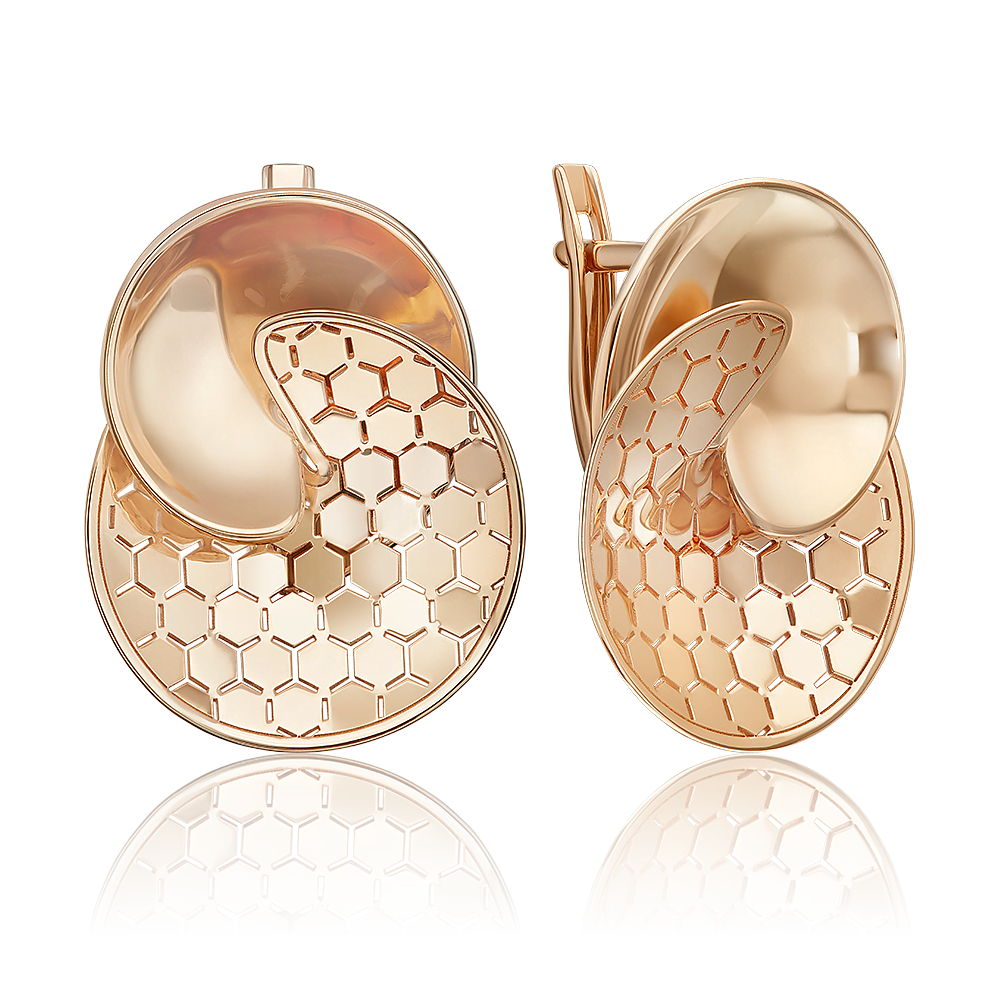 

Серьги из красного золота PLATINA jewelry 02-5271-00, 02-5271-00