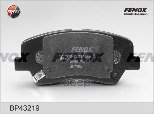 

Тормозные колодки FENOX передние дисковые правые/левые BP43219