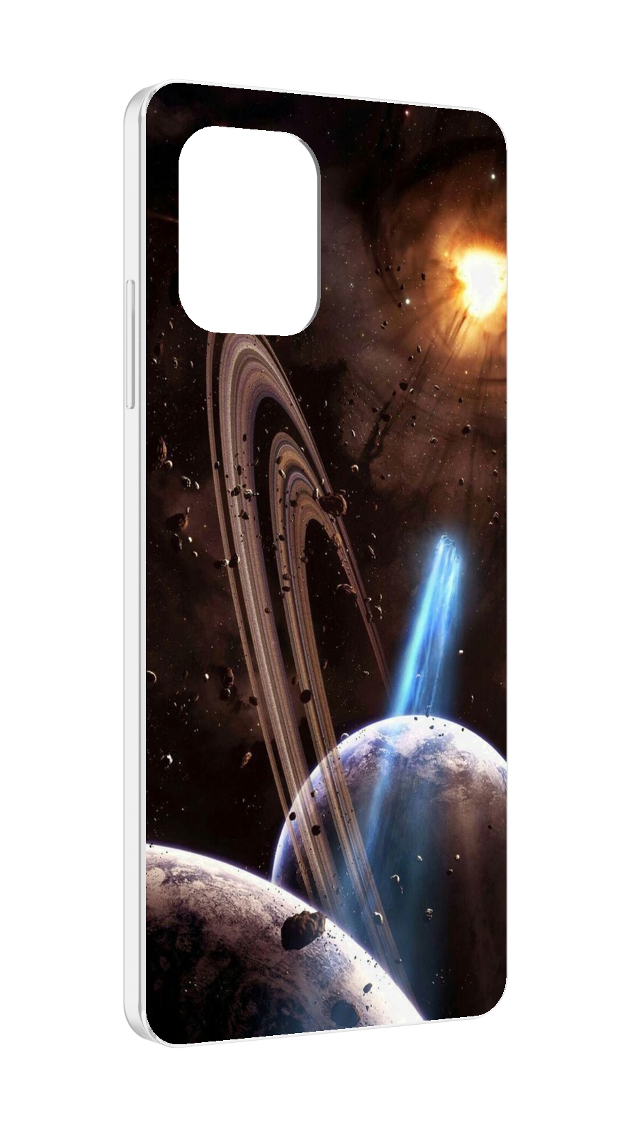

Чехол MyPads сатурн в космосе для UMIDIGI Power 7 Max / Power 7S, Прозрачный, Tocco