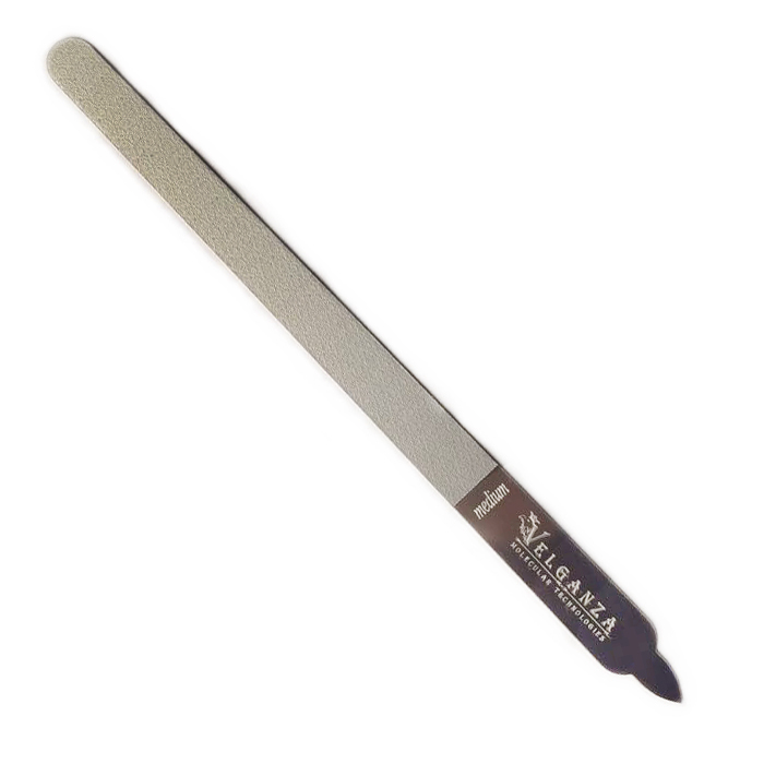 Лазерная пилка для ногтей  2х-сторонняя  VELGANZA (тонкая/узкая) yoko пилка прямая узкая белая 100 100