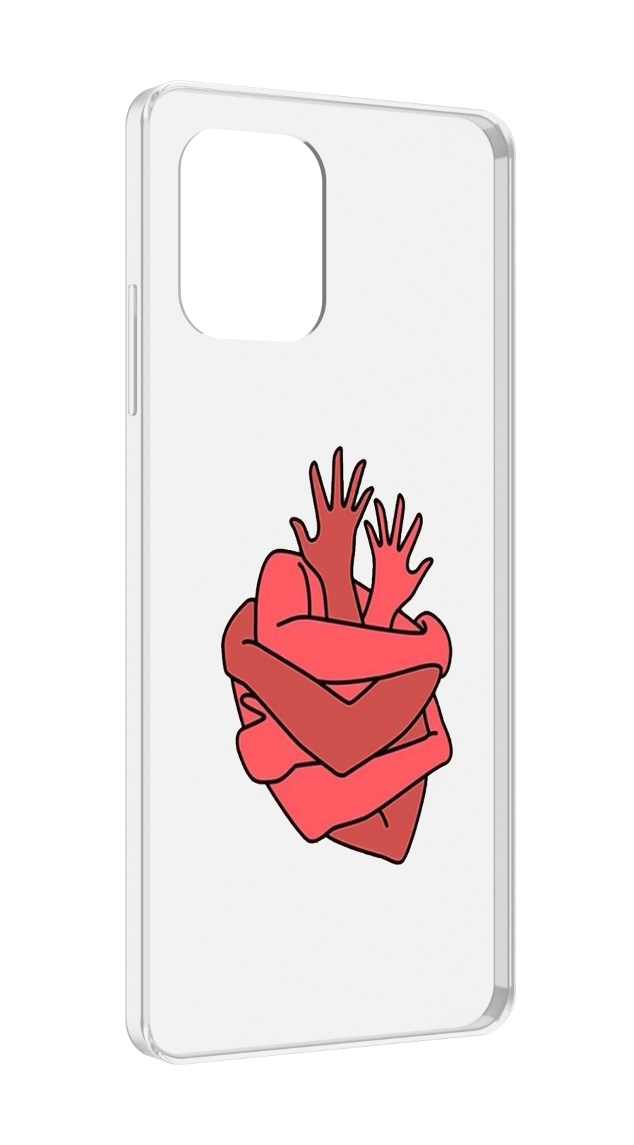 

Чехол MyPads сердце из ручек для UMIDIGI Power 7 Max / Power 7S, Прозрачный, Tocco