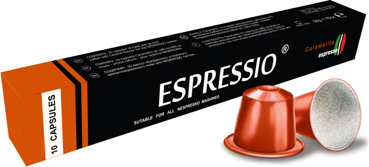 Кофе капсулы для Nespresso Espressio Caramelitto