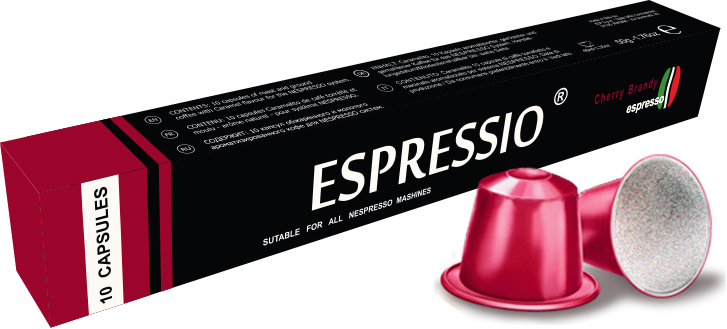 фото Кофе капсулы для nespresso espressio cherry brandy