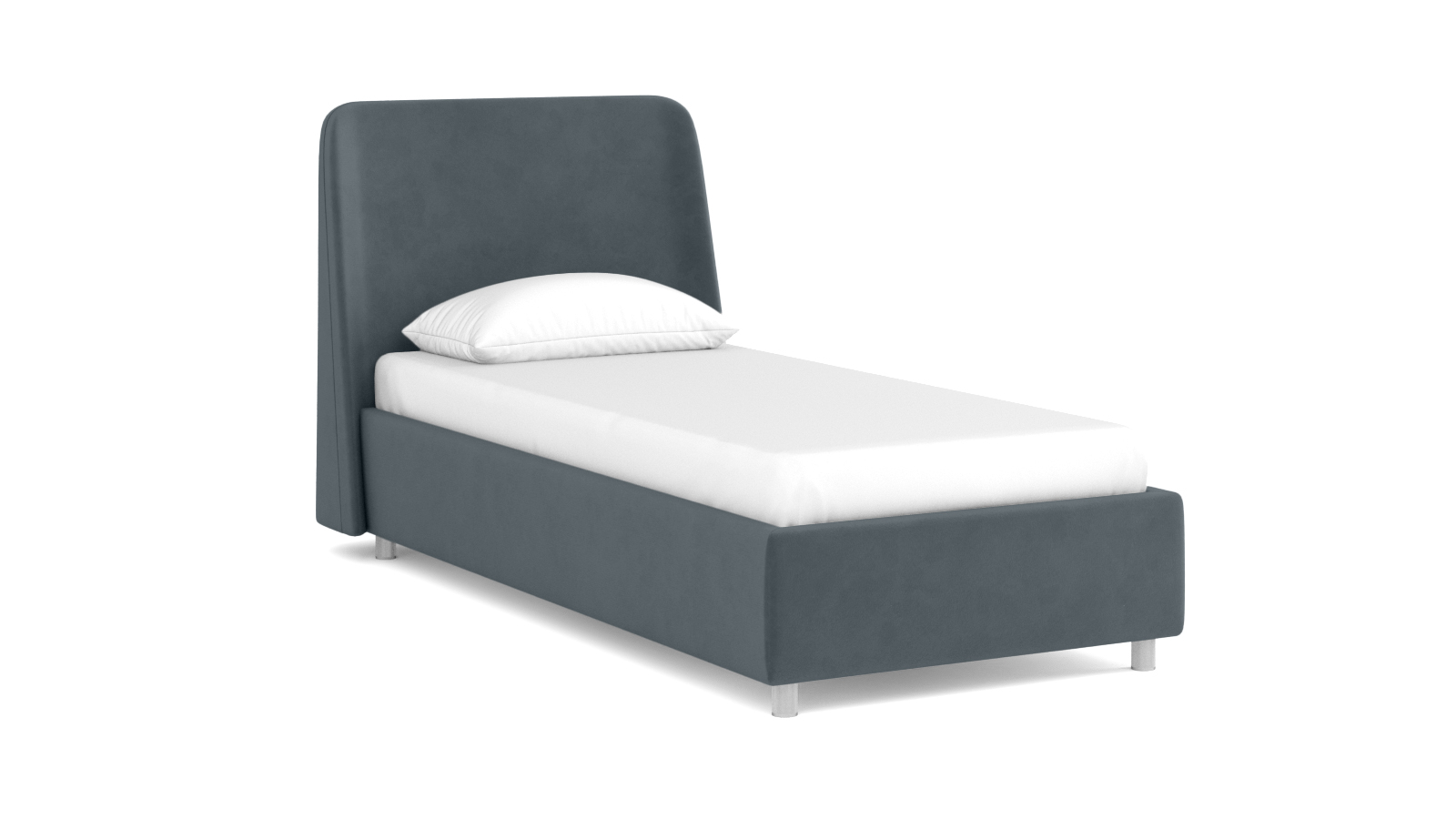 

Кровать Аскона с ПМ Friza Тк. Sky Velvet 18 120х200, Голубой, Friza (Фриза)