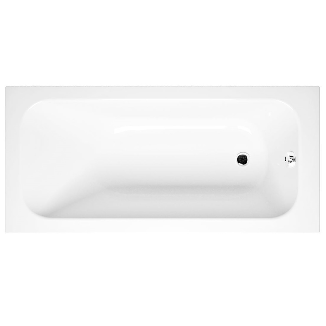 

Акриловая ванна Vitra Optimum Neo 170x75 на ножках, Белый