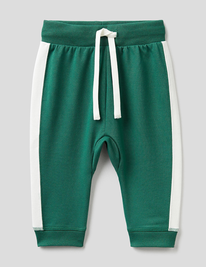 

Брюки для мальчиков Benetton цв. зеленый р.80, 21A_3T32I0480