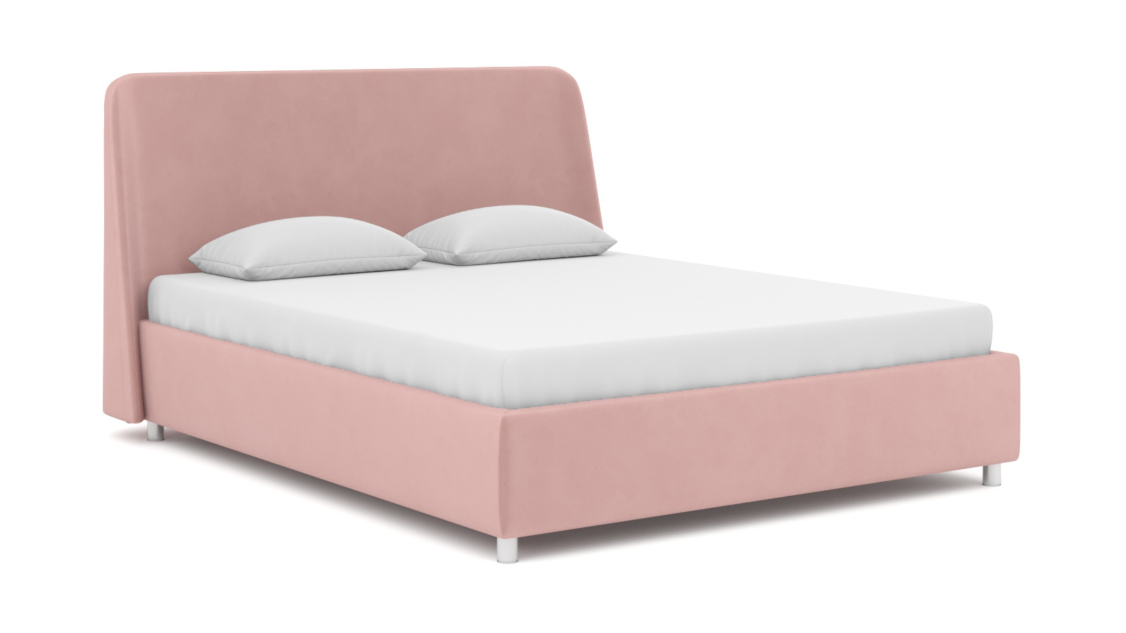 

Кровать Аскона с ПМ Friza Тк. Sky Velvet 01 160х200, Розовый, Friza (Фриза)