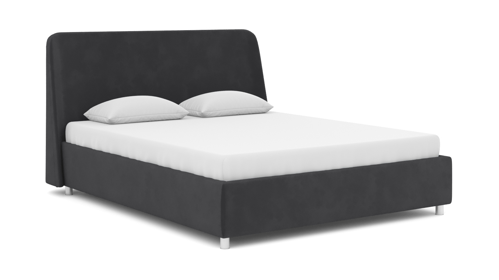 

Кровать Аскона с ПМ Friza Тк. Sky Velvet 38 180х200, Серый, Friza (Фриза)