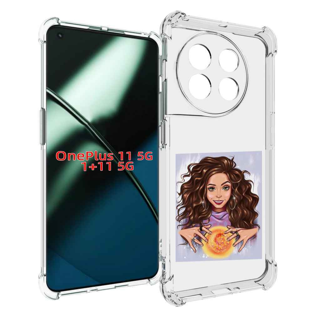 

Чехол MyPads девушка-волшебница для OnePlus 11, Прозрачный, Tocco