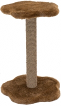Когтеточка-столбик Дарэлл ЧИП, Грибок, джут, коричневая, 35x35x49 см