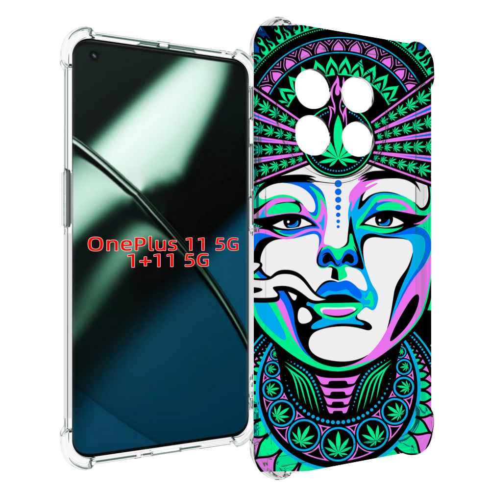

Чехол MyPads девушка-любит-траву-абстракция для OnePlus 11, Прозрачный, Tocco
