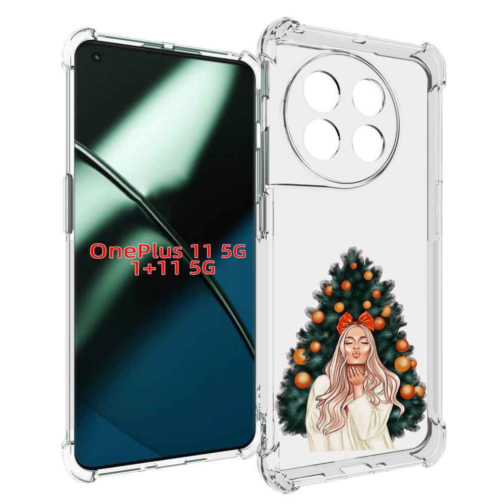 

Чехол MyPads девушка-под-елкой-с-мандаринами женский для OnePlus 11, Прозрачный, Tocco