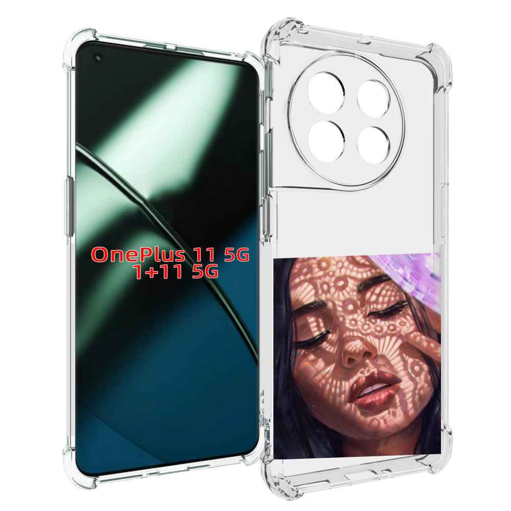 

Чехол MyPads девушка-под-кружевами женский для OnePlus 11, Прозрачный, Tocco